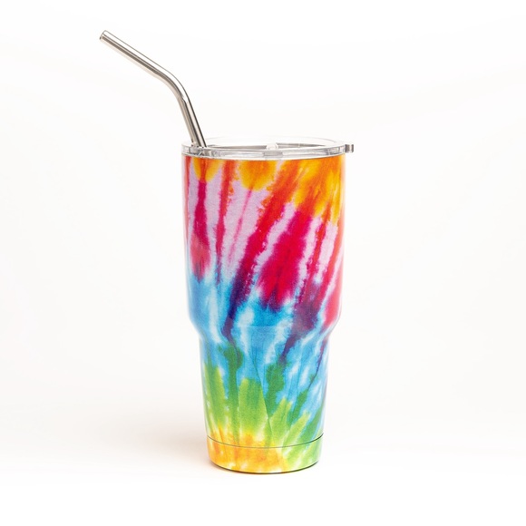 Other - Tie Dye Spiral 30 oz Stainless Steel Tumbler